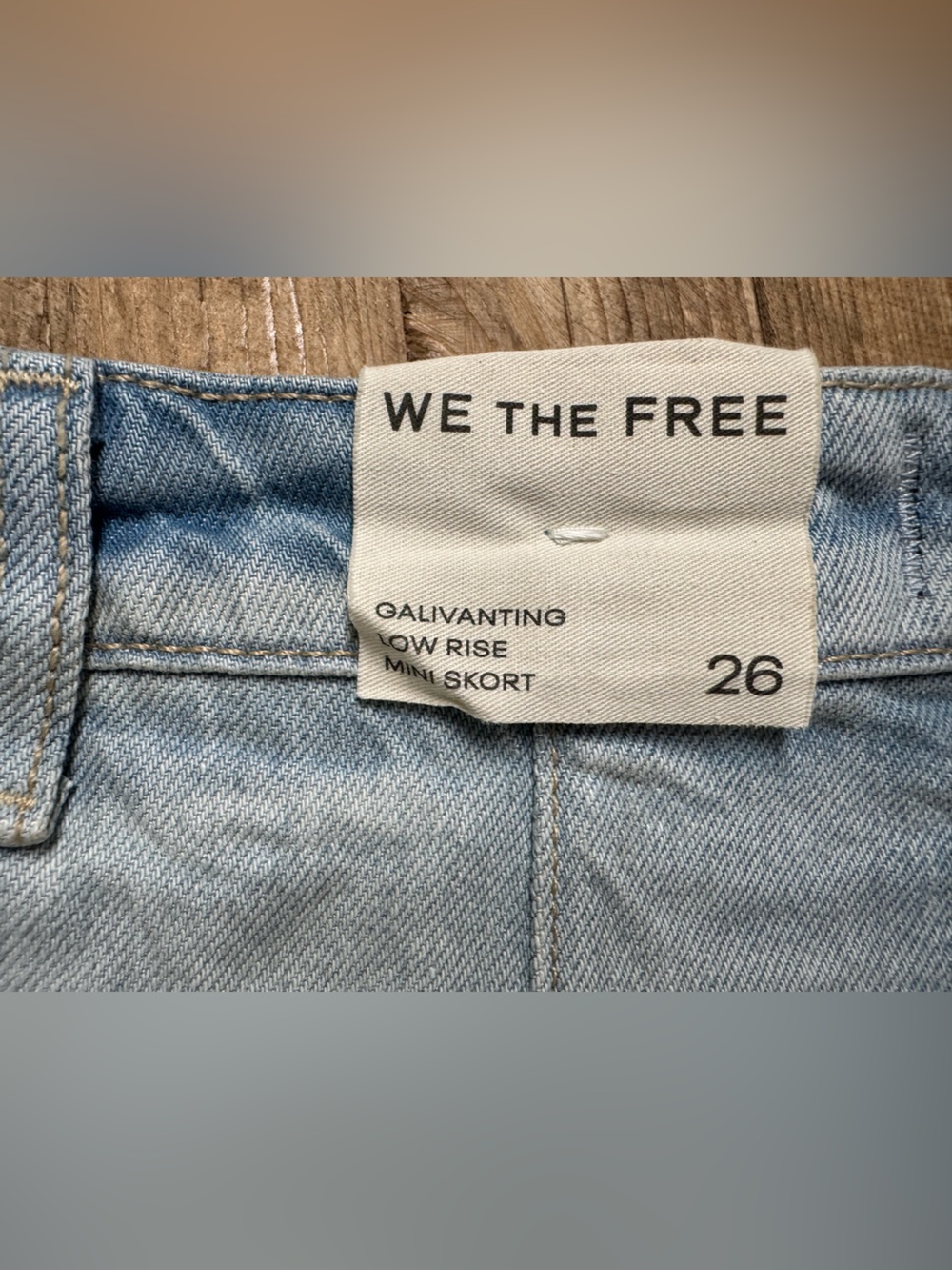 FREE PEOPLE WE THE FREE Gallivanting Peekaboo Women’s Skort Size 26 NWT $78 - Picture 11 of 13